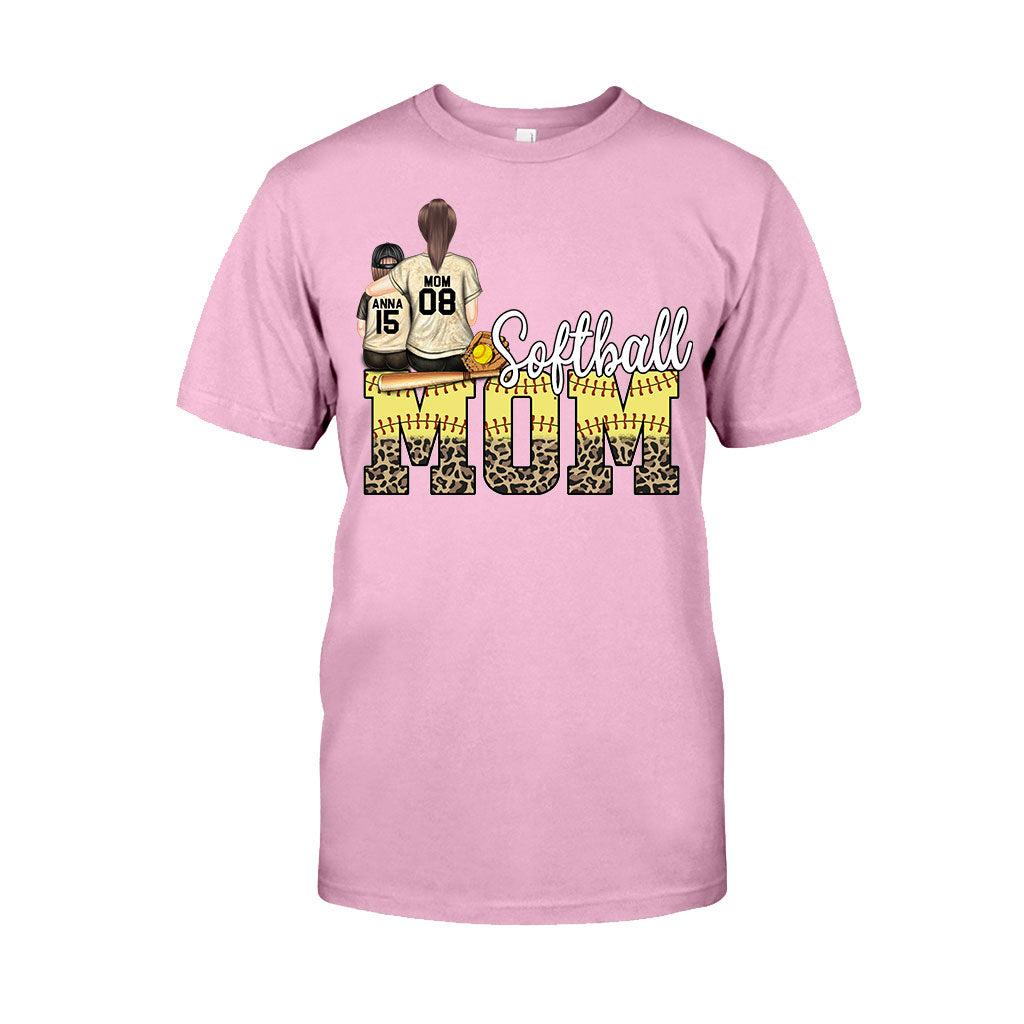 Softball Mom - Softball gift for mom - Personalized T-shirt And Hoodie