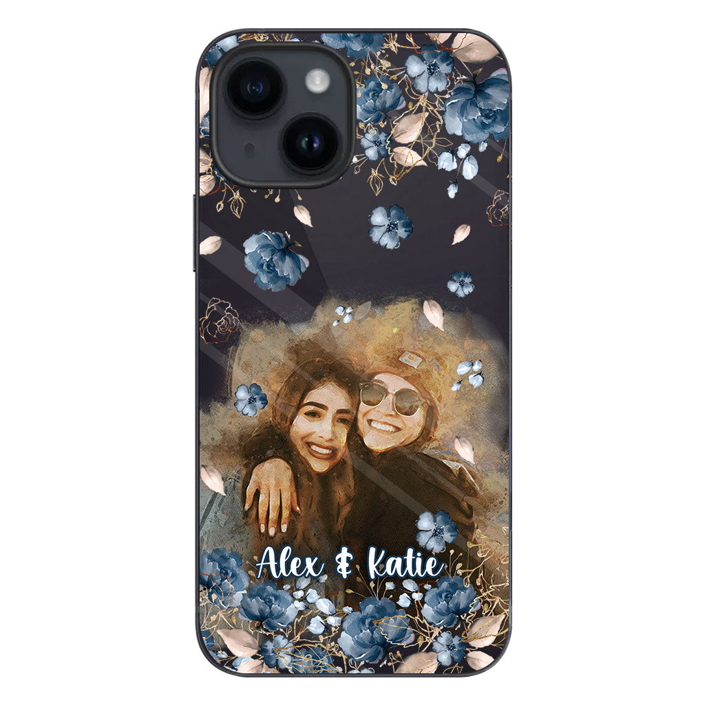 Bestie Matching Phone Case - Personalized Bestie Clear Phone Case