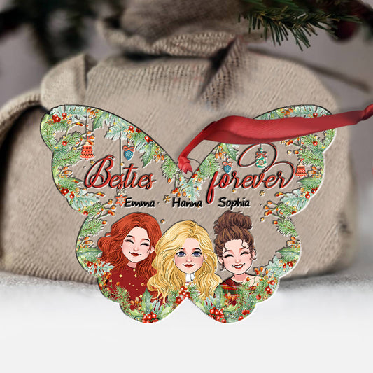 Besties Forever - Personalized Bestie Ornament
