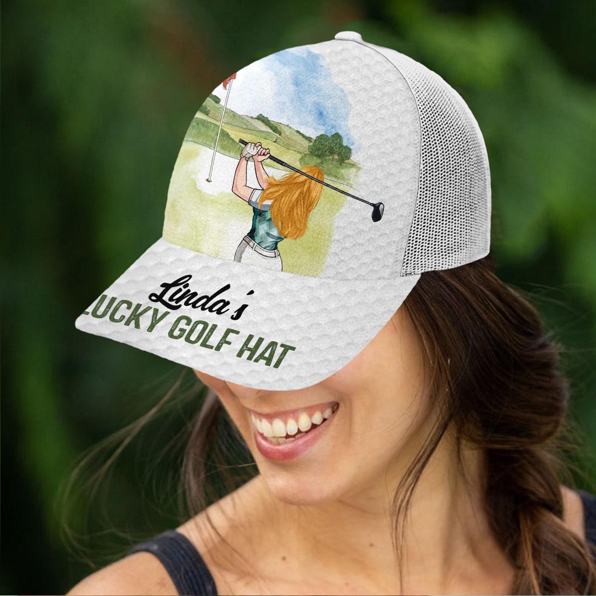 My Lucky Golf Cap - Personalized Golf Trucker Hat