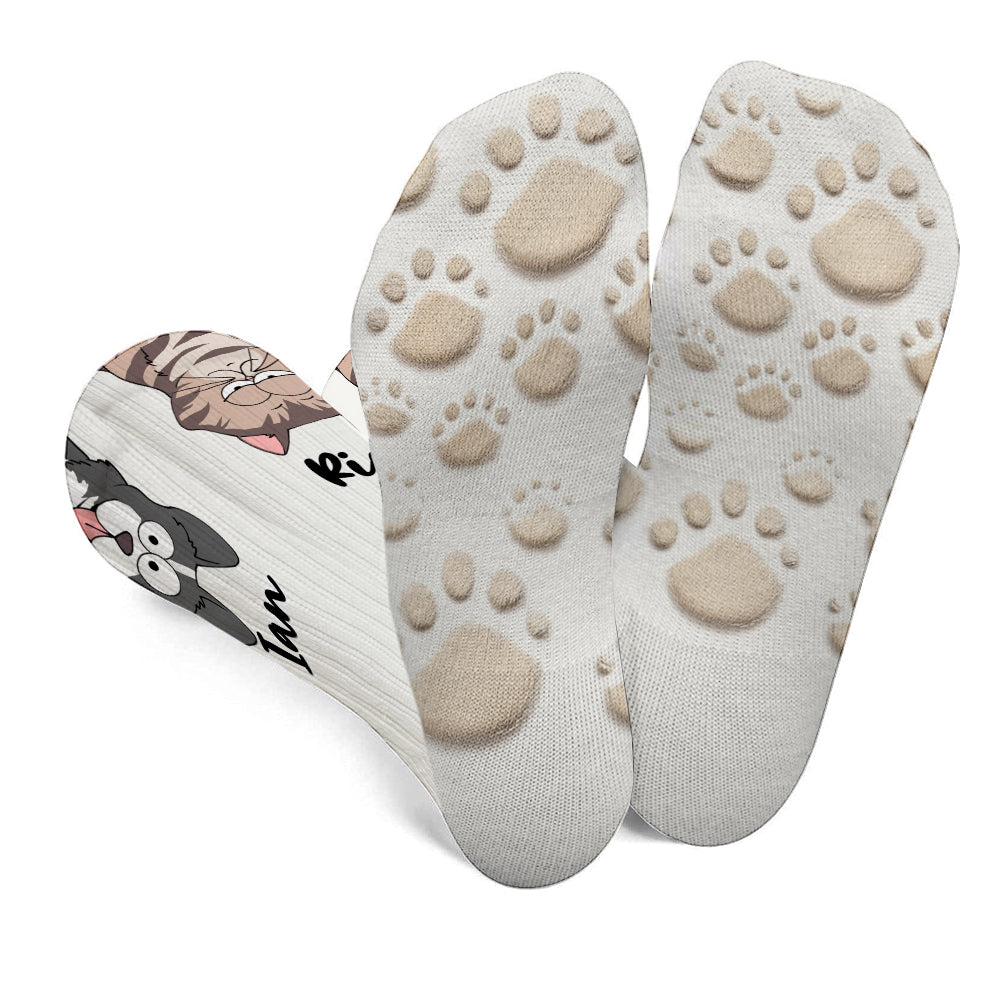 Cat Dog Socks For Pet Lovers - Personalized Dog Socks