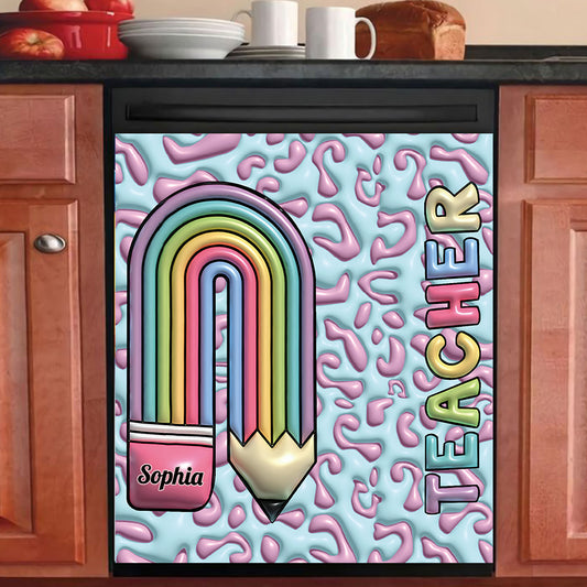 Teacher Life - Personalized Teacher Dishwasher Cover