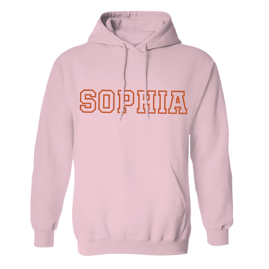 Custom Name - Personalized Step Mom Embroidered Hoodie