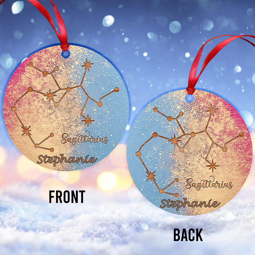 Zodiac Ornament - Personalized Horoscope Ornament