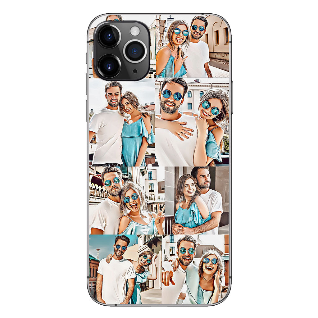Cartoonize Photos Collage - gift for boyfriend, girlfriend, husband, wife - Personalized Phone Case