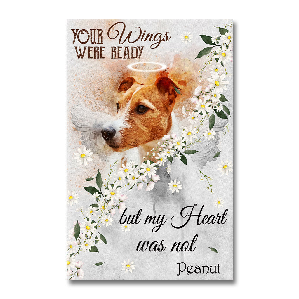 Those We Love Don't Go Away - Personalized Dog Canvas And Poster