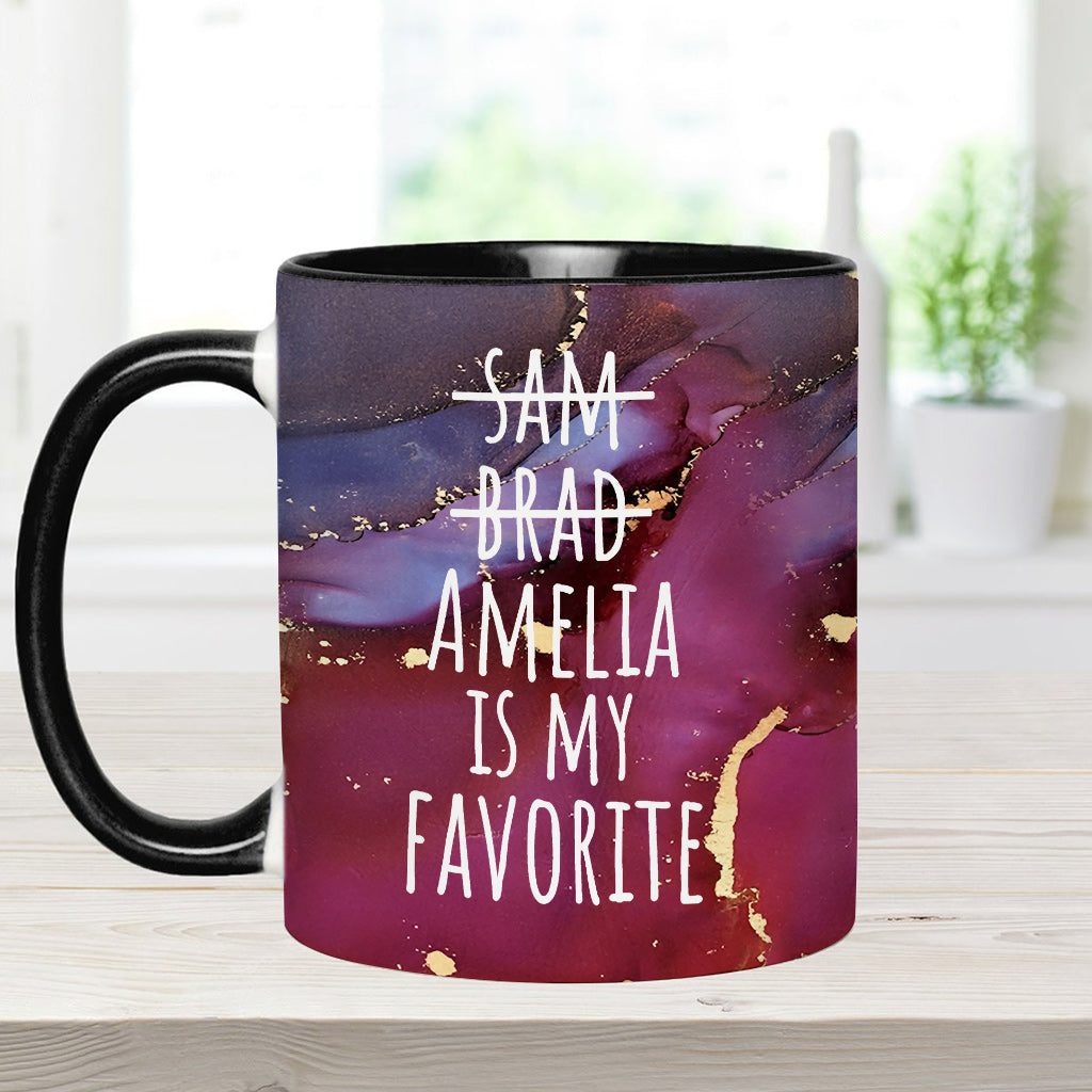 My Favorite Kid - Personalized Mother Accent Mug