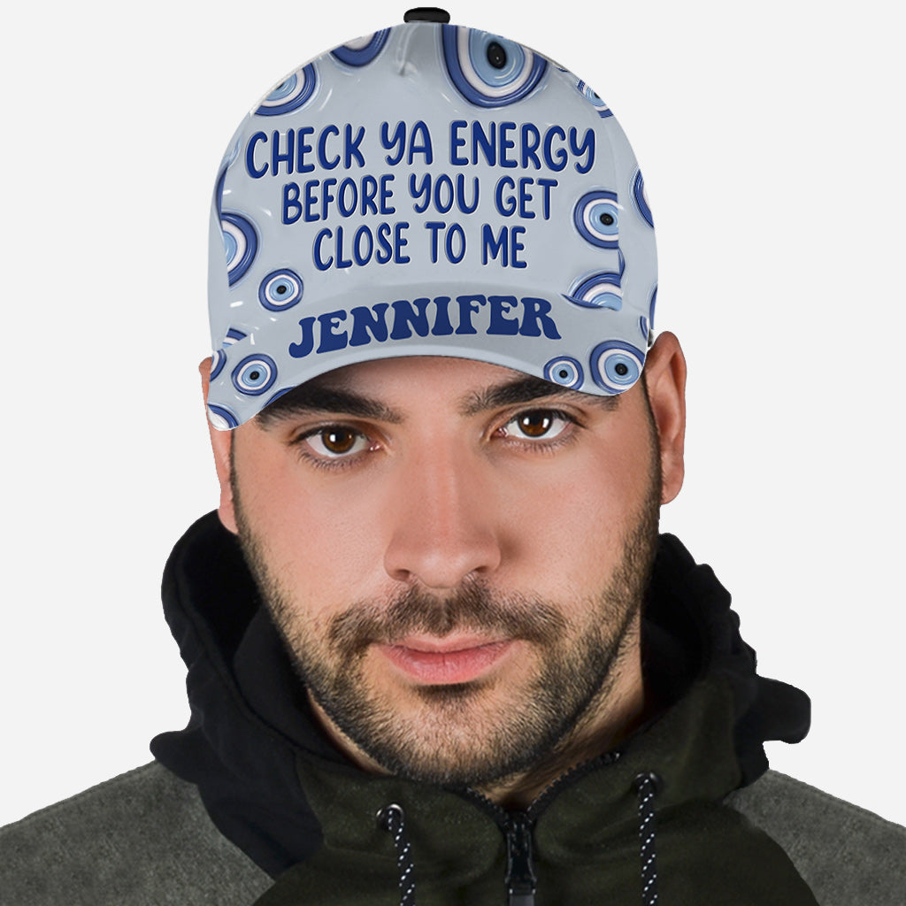 Check Ya Energy - Personalized Witch Classic Cap