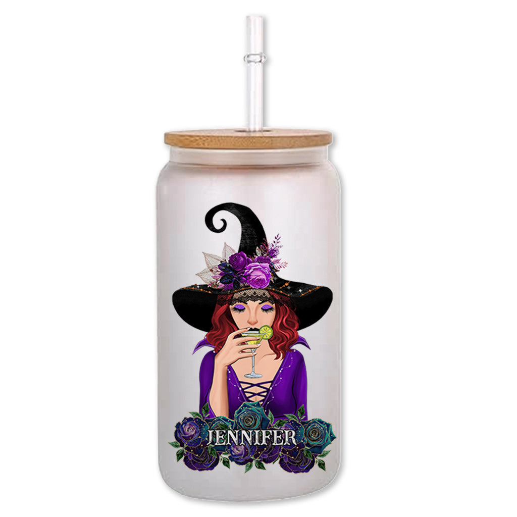 Don't F With My Energy - Personalized Witch Can Glass