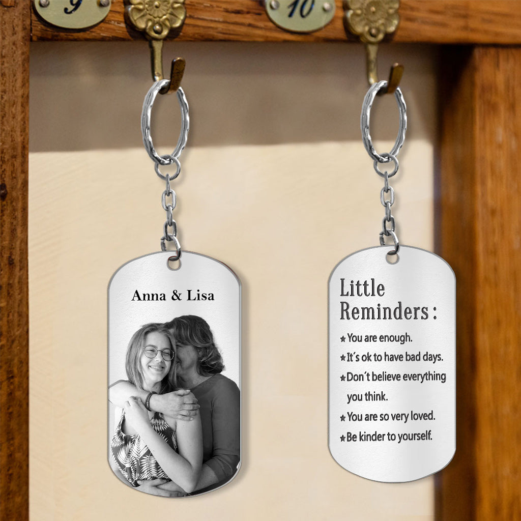 Little Reminder - Personalized Daughter Stainless Steel Keychain