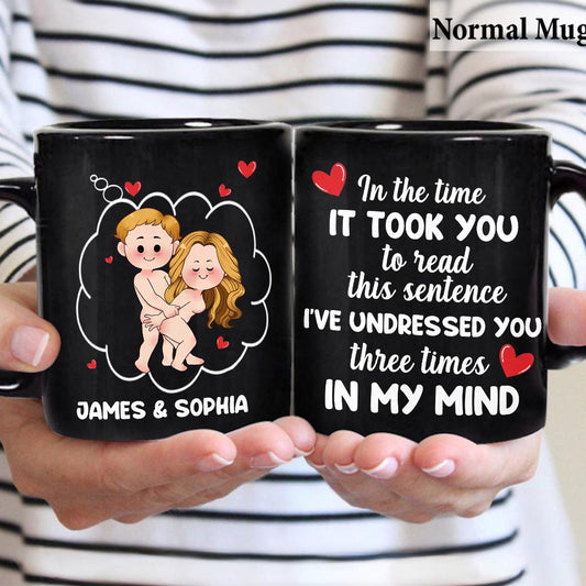 I've Undressed You Three Times - Personalized Couple Mug