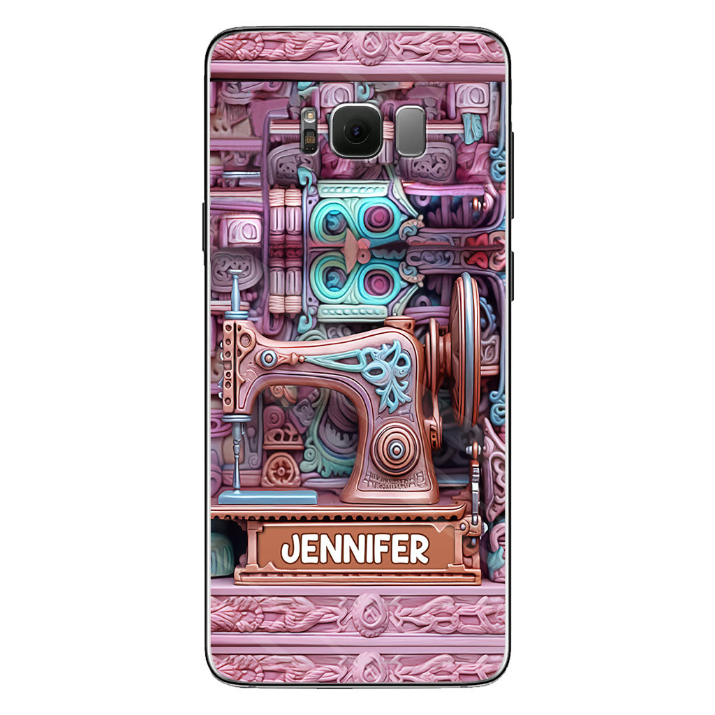 Love Sewing - Personalized Sewing Phone Case