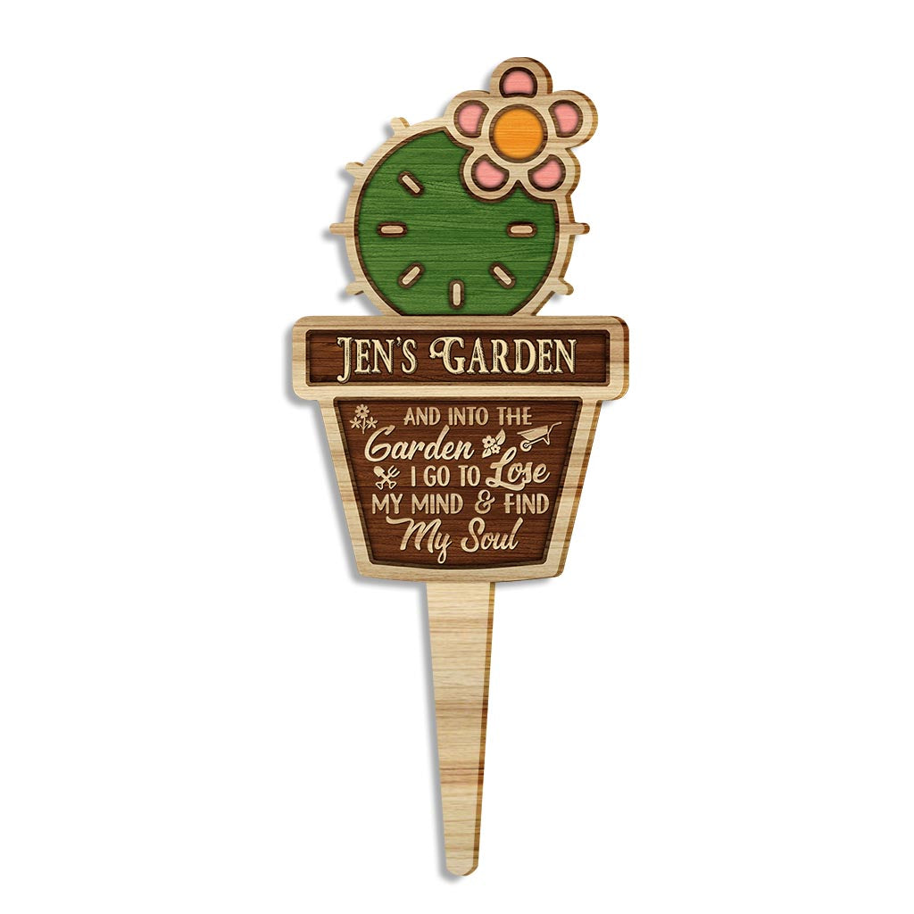 Beware Crazy Plant Lady Lives Here - Personalized Gardening Acrylic Plaque Stake