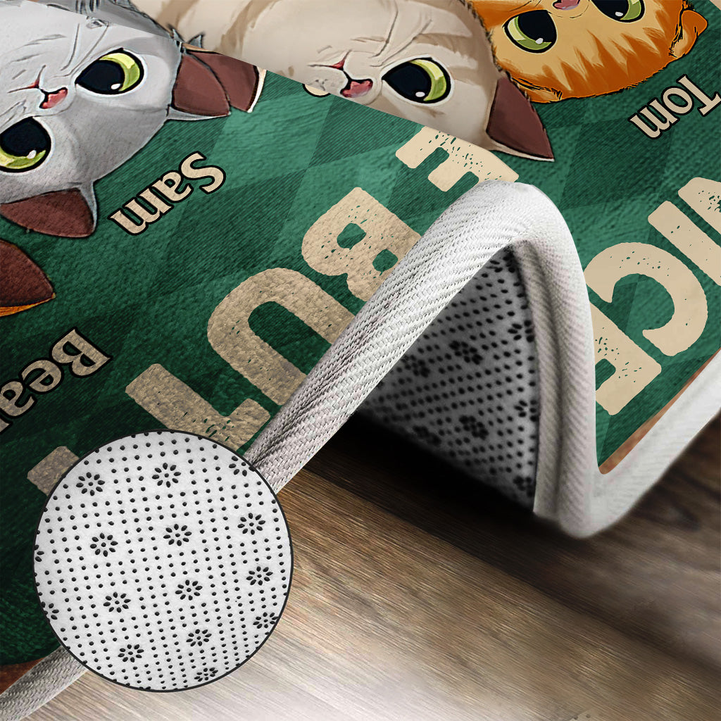 Nice butt Shower - Dog gift for dog lover, cat lover - Personalized Bathroom Mats Set