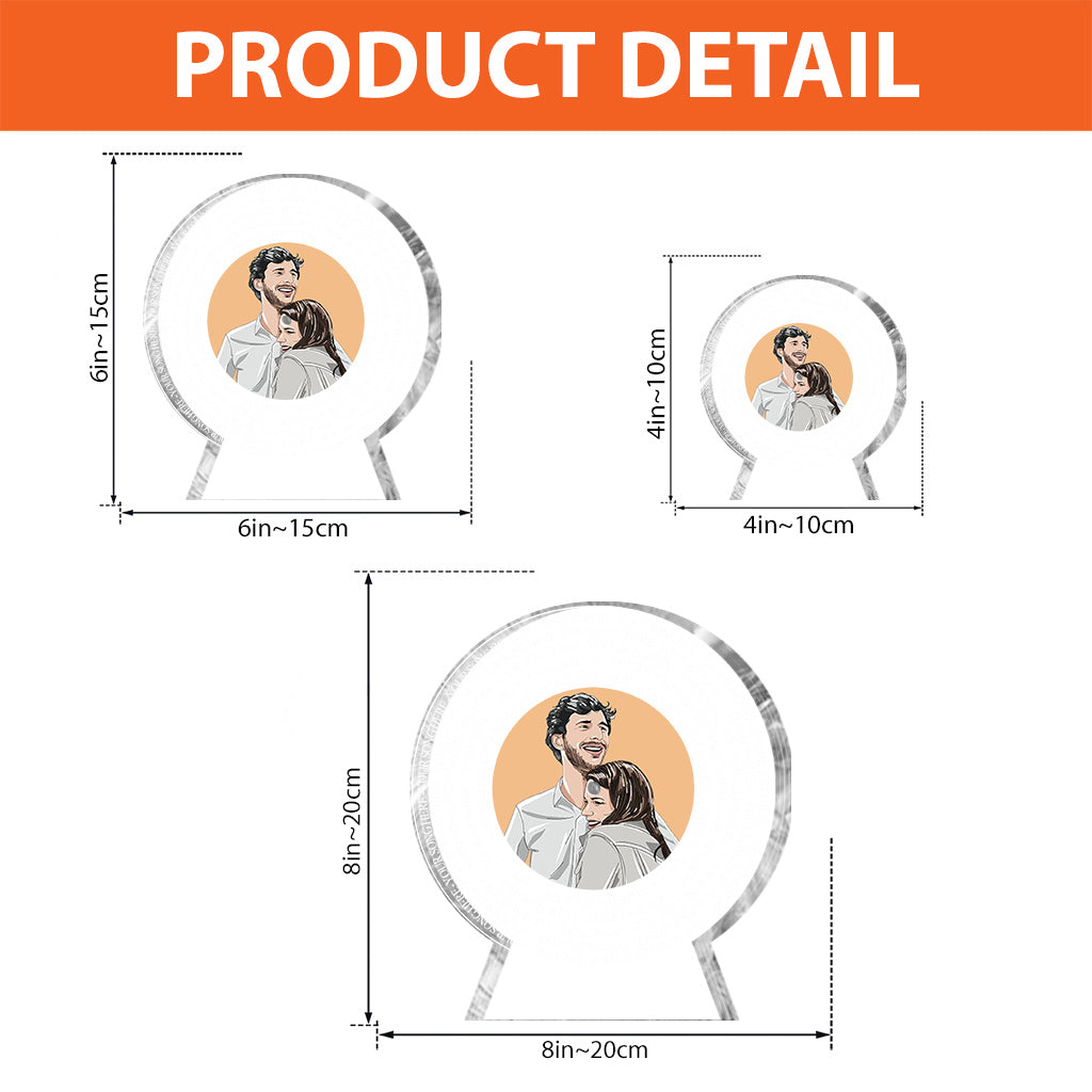 Our Favorite Song - Personalized Couple Custom Shaped Acrylic Plaque