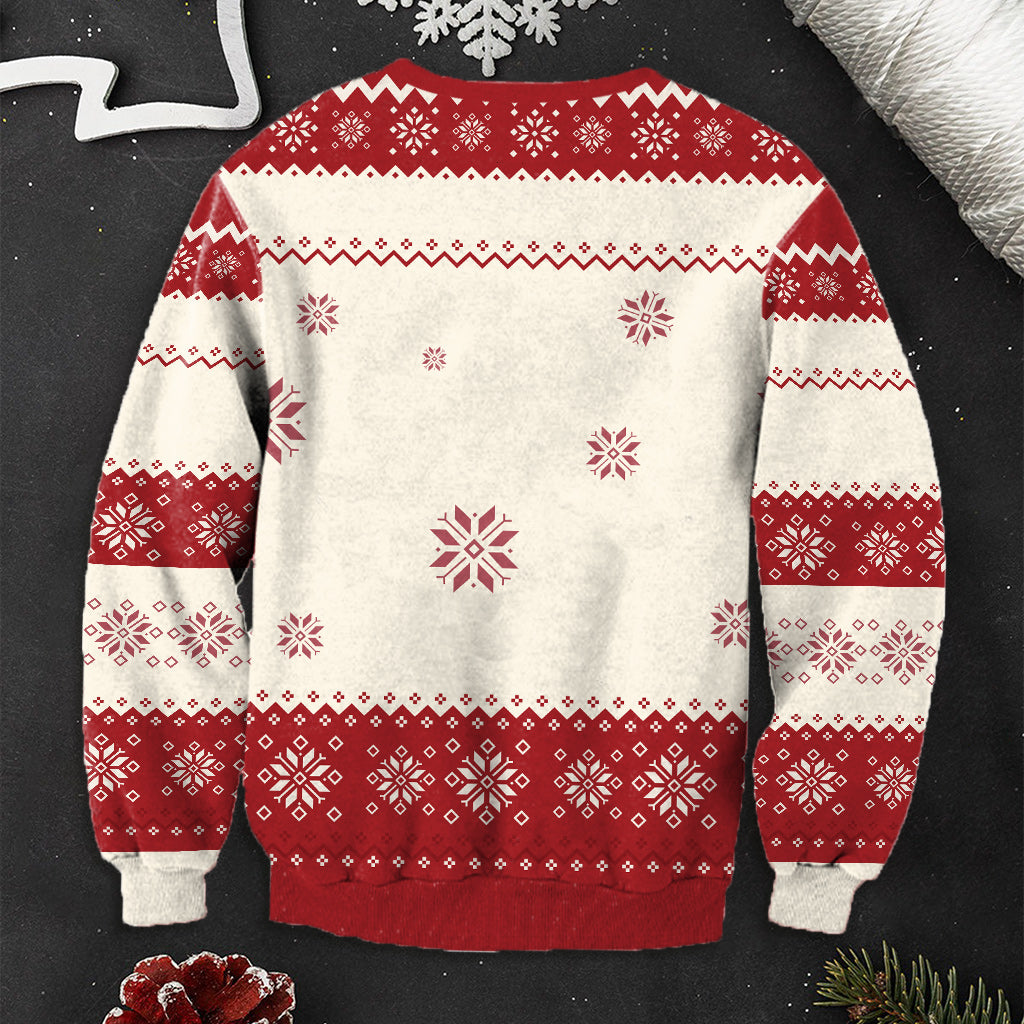 Merry Christmas - Personalized Family Ugly Sweater