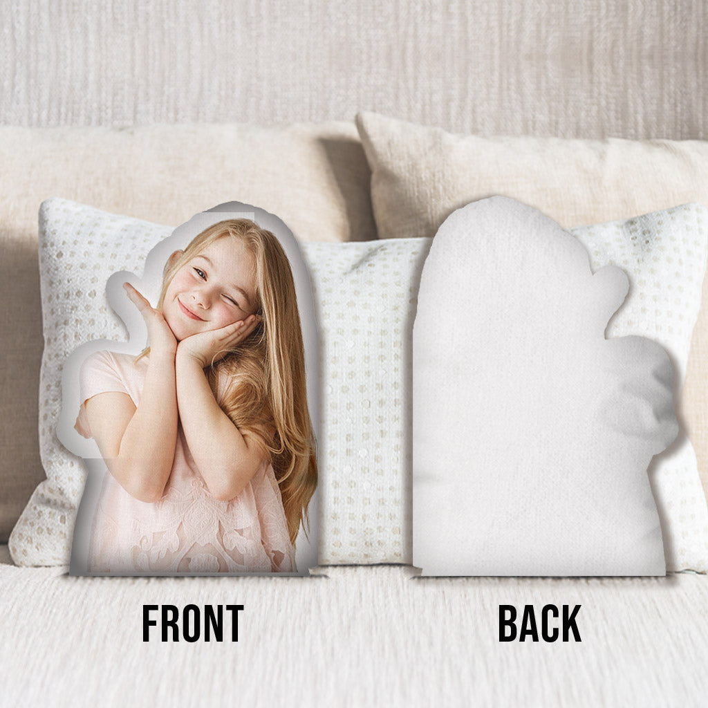 Custom Photo Humanoid - Personalized Daughter Shaped Pillow