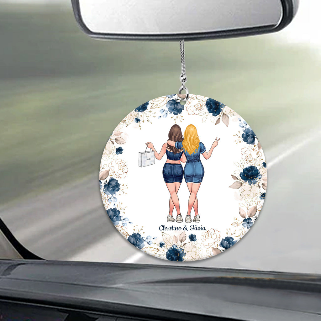 Talking To Your Sister - Personalized Bestie Car Ornament