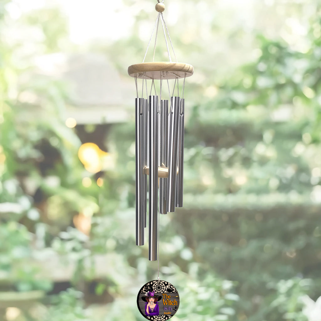 The Witch Is In - Personalized Witch Wind Chime