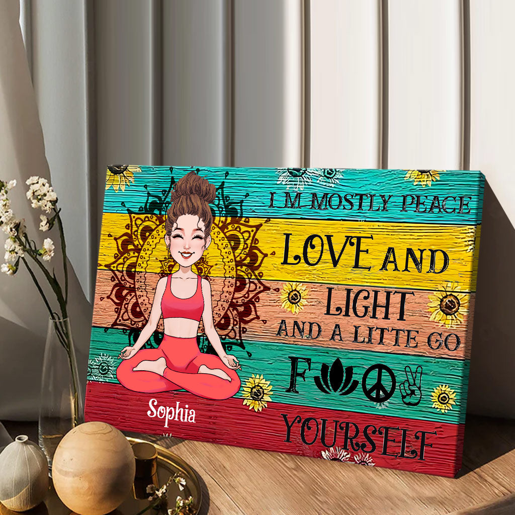 I Am - Personalized Yoga Canvas And Poster