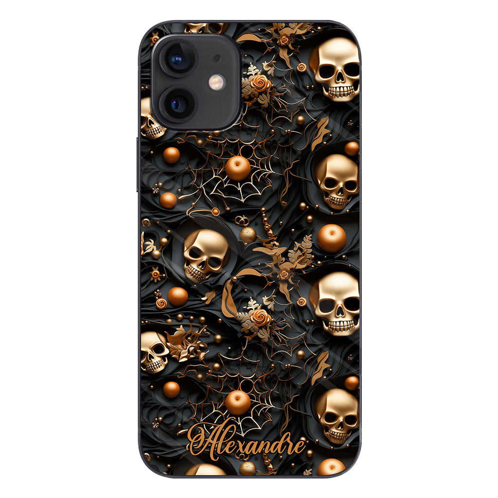 Gold Skull - Personalized Skull Phone Case
