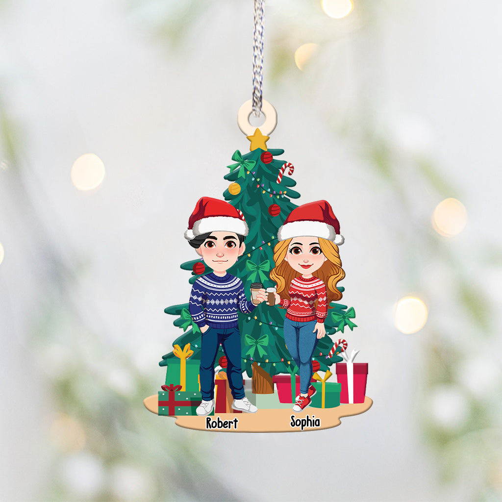 All I Want For Chrismas Is You - Personalized Couple Ornament