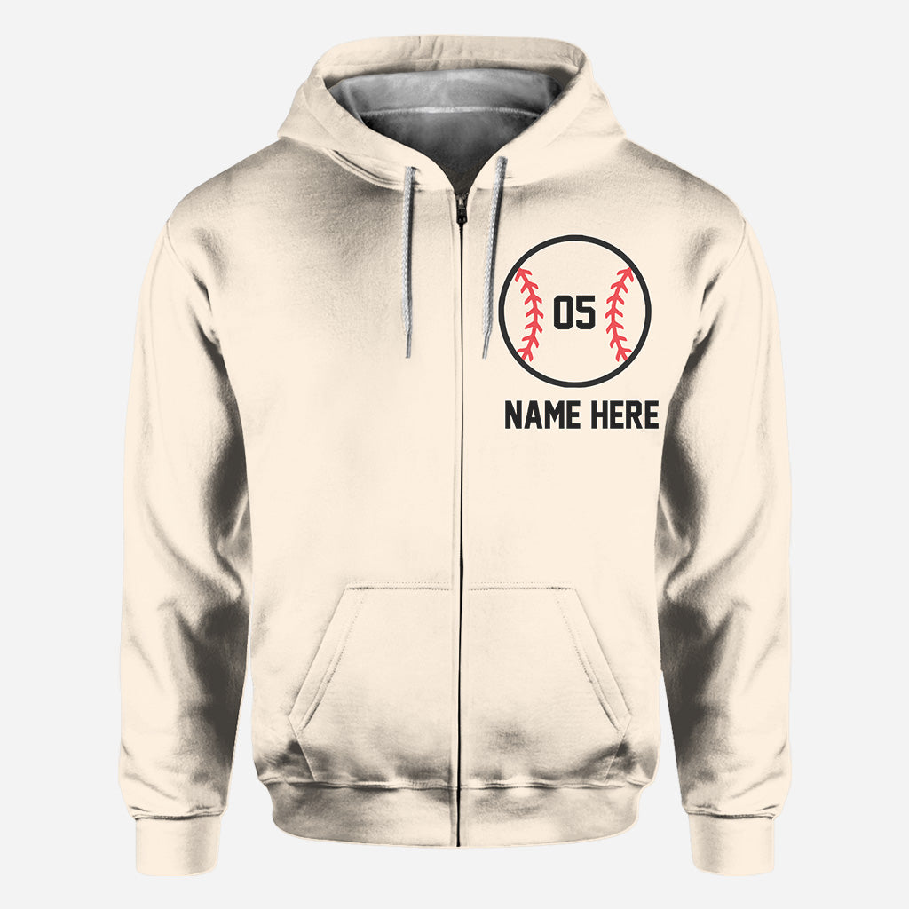 In My Baseball Mom Era - Personalized Baseball All Over Shirt