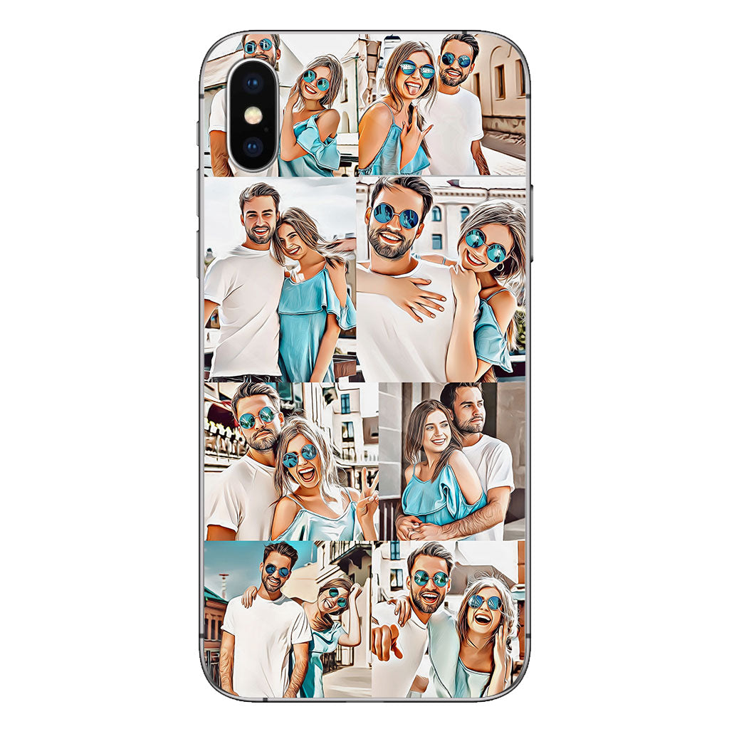 Cartoonize Photos Collage - gift for boyfriend, girlfriend, husband, wife - Personalized Phone Case