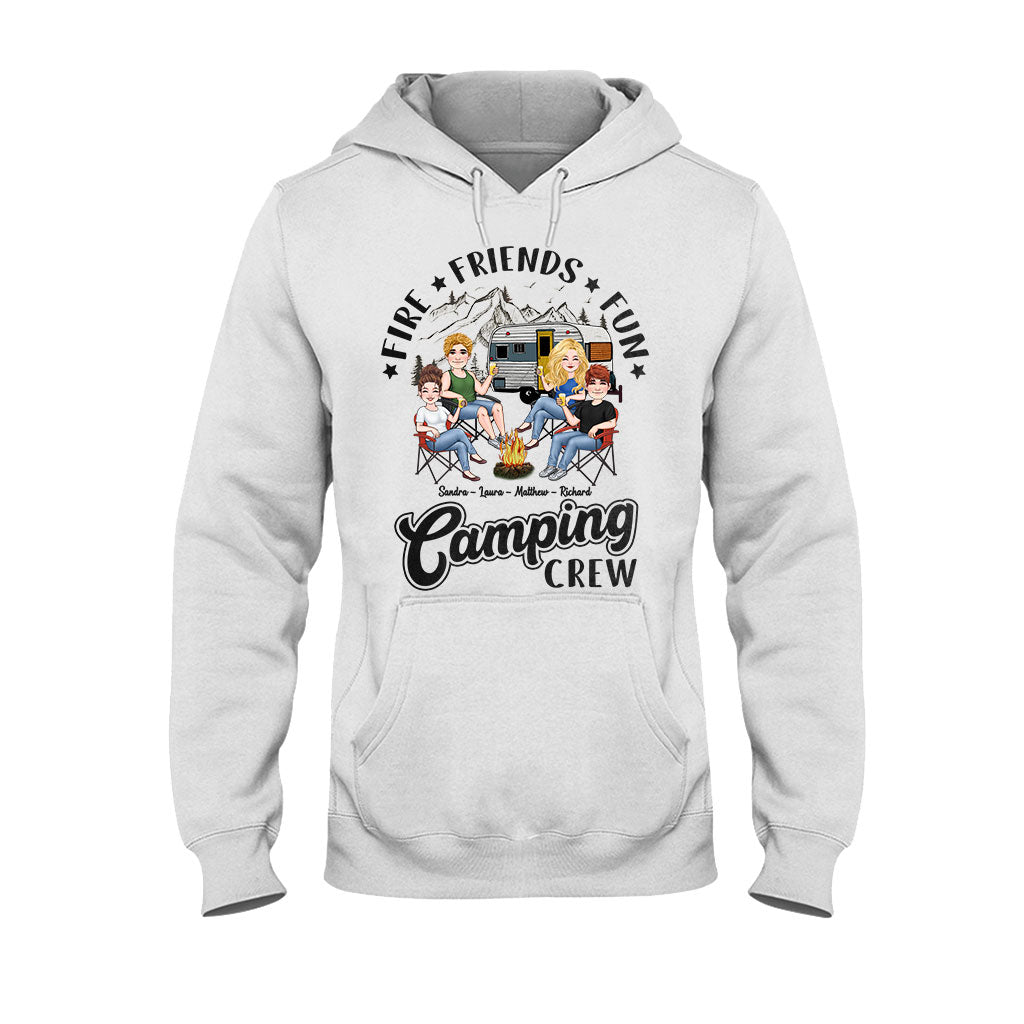 Camping Crew - Personalized Camping T-shirt And Hoodie