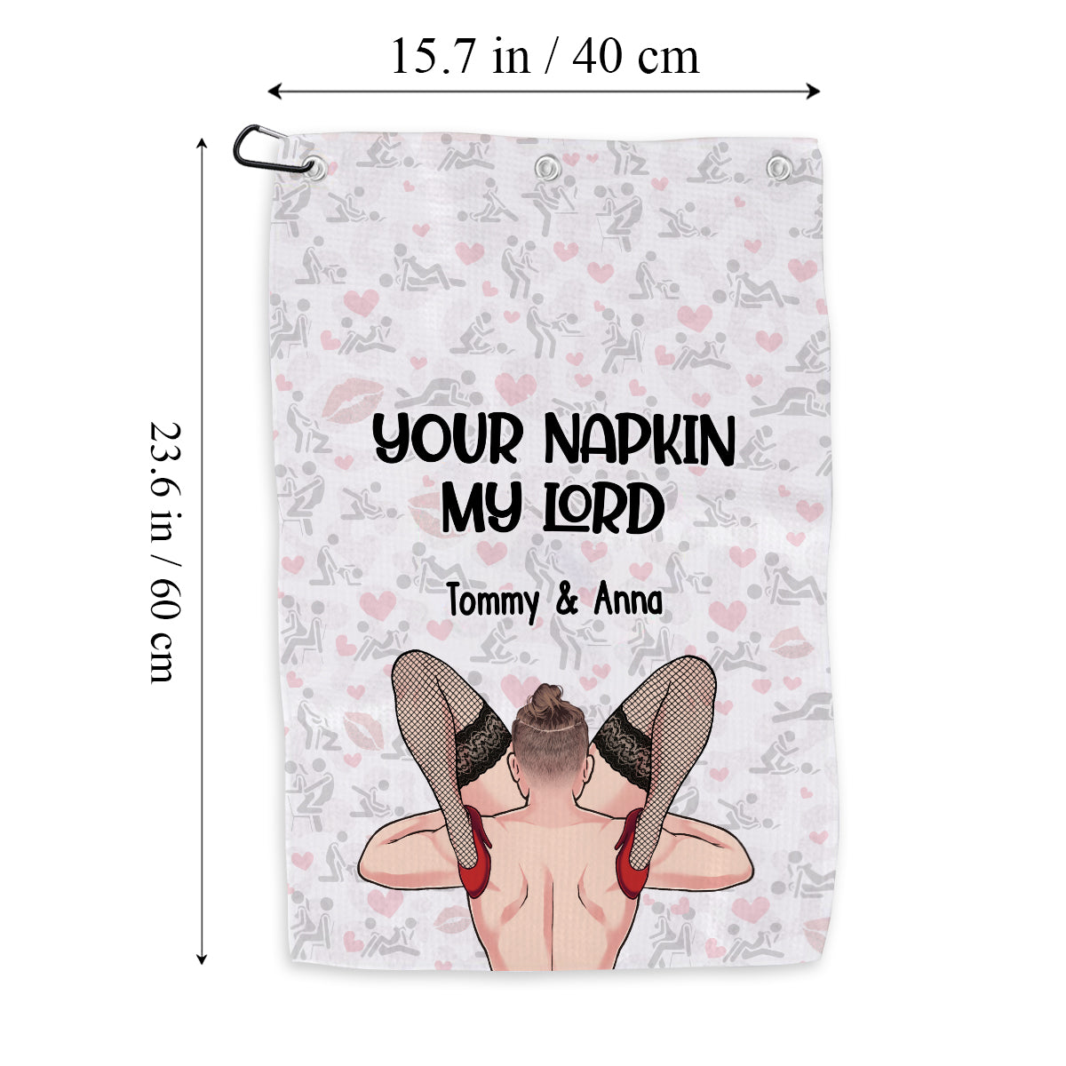 Your Napkin My Lord - Personalized Couple Towel