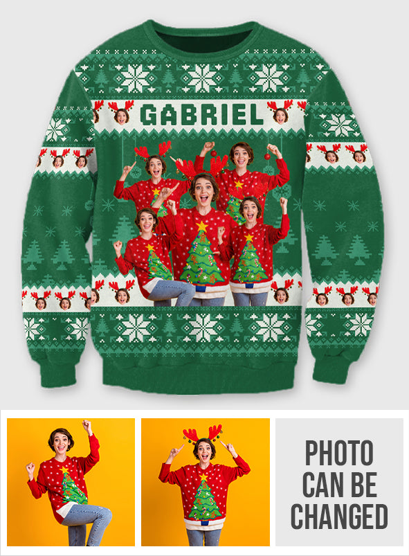 This Is My Ugly Sweater - Personalized Christmas Ugly Sweater