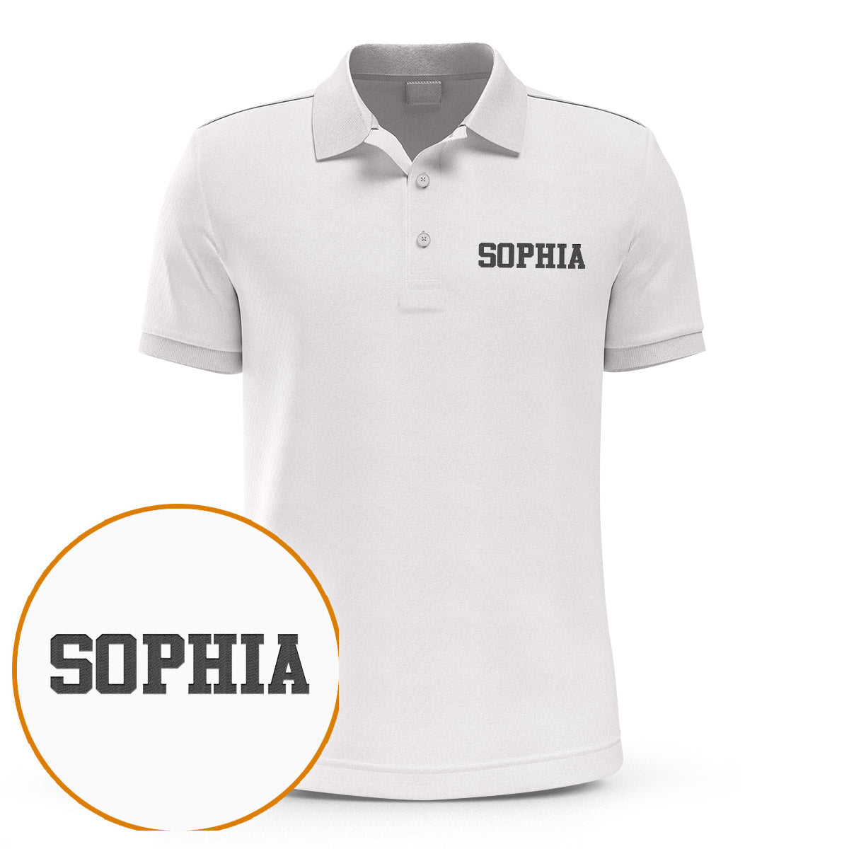 Custom Name - Personalized Daughter Embroidered Polo Shirt
