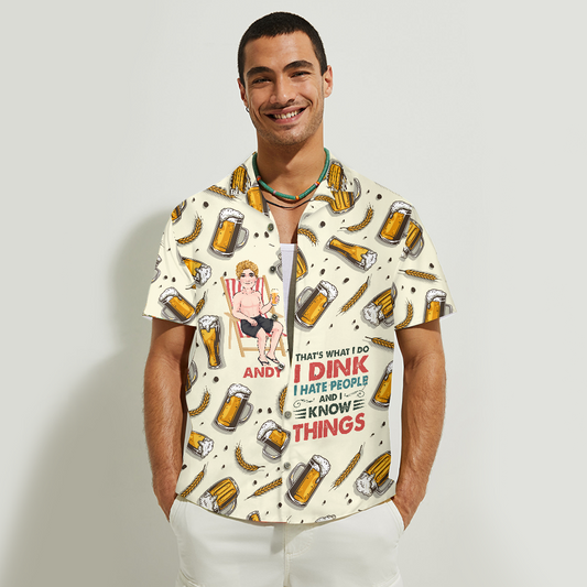 That's What I Do - Personalized Sea Lover Hawaiian Shirt