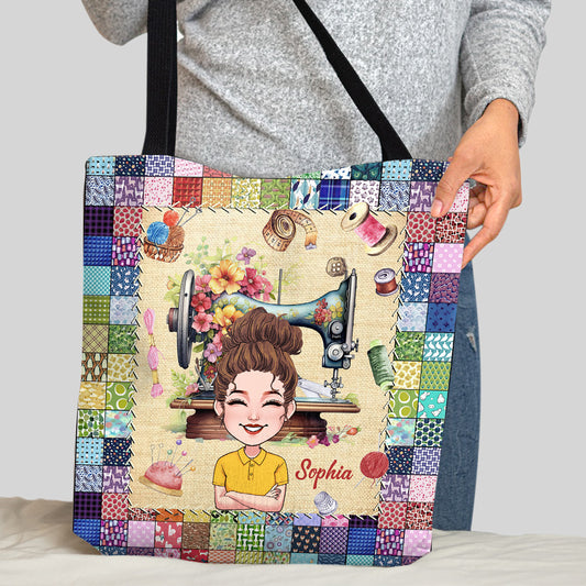 I Sew But - Personalized Sewing Tote Bag