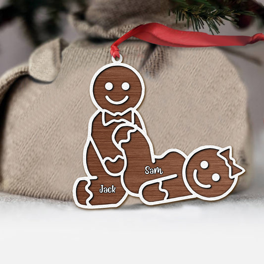Funny Couple - Personalized Couple Ornament