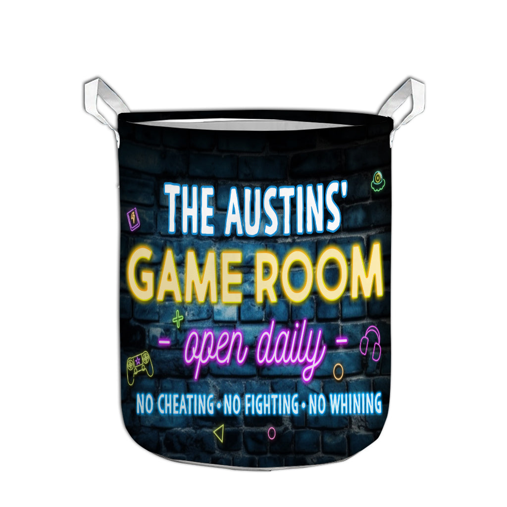 Game Room - Personalized Video Game Storage Basket