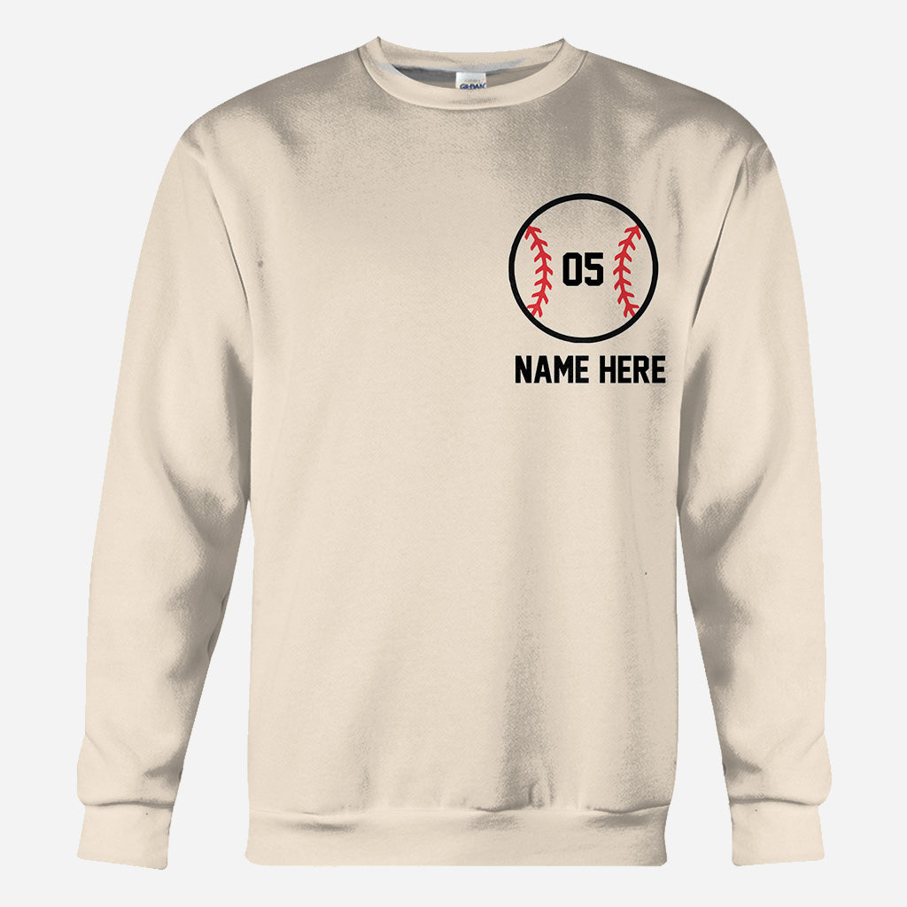 In My Baseball Mom Era - Personalized Baseball All Over Shirt