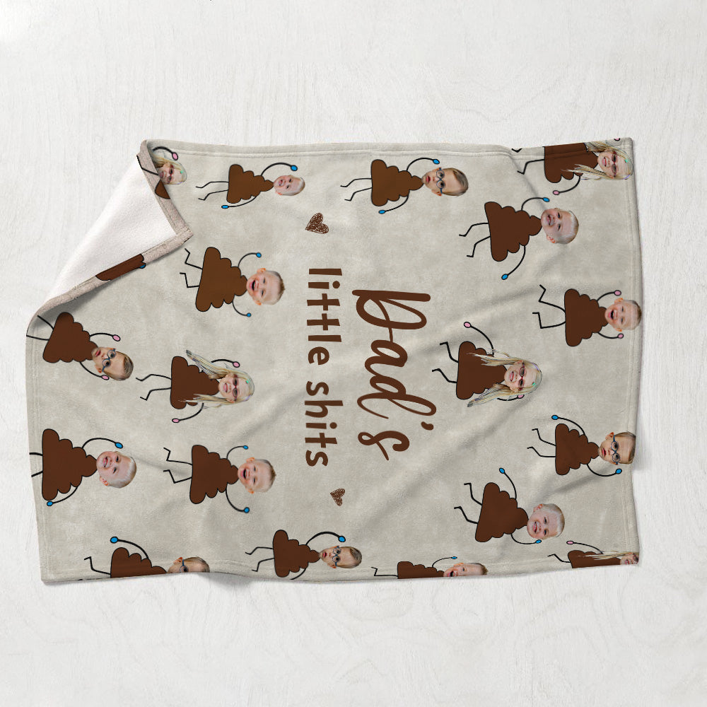Grandma's Little Cuties - Gift for grandma, mom, dad, grandpa - Personalized Blanket