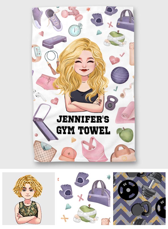 Gym Towel - Personalized Fitness Towel