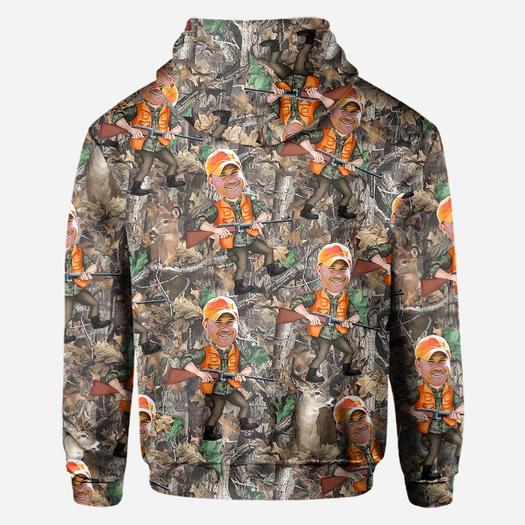 Photo Inserted Hunter - Personalized Hunting All Over Shirt