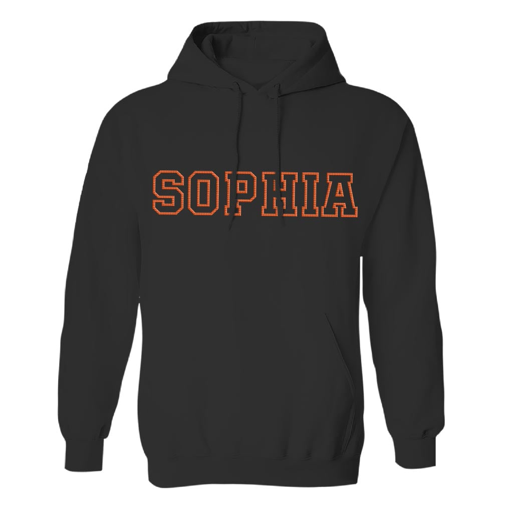 Custom Name - Personalized Step Mom Embroidered Hoodie
