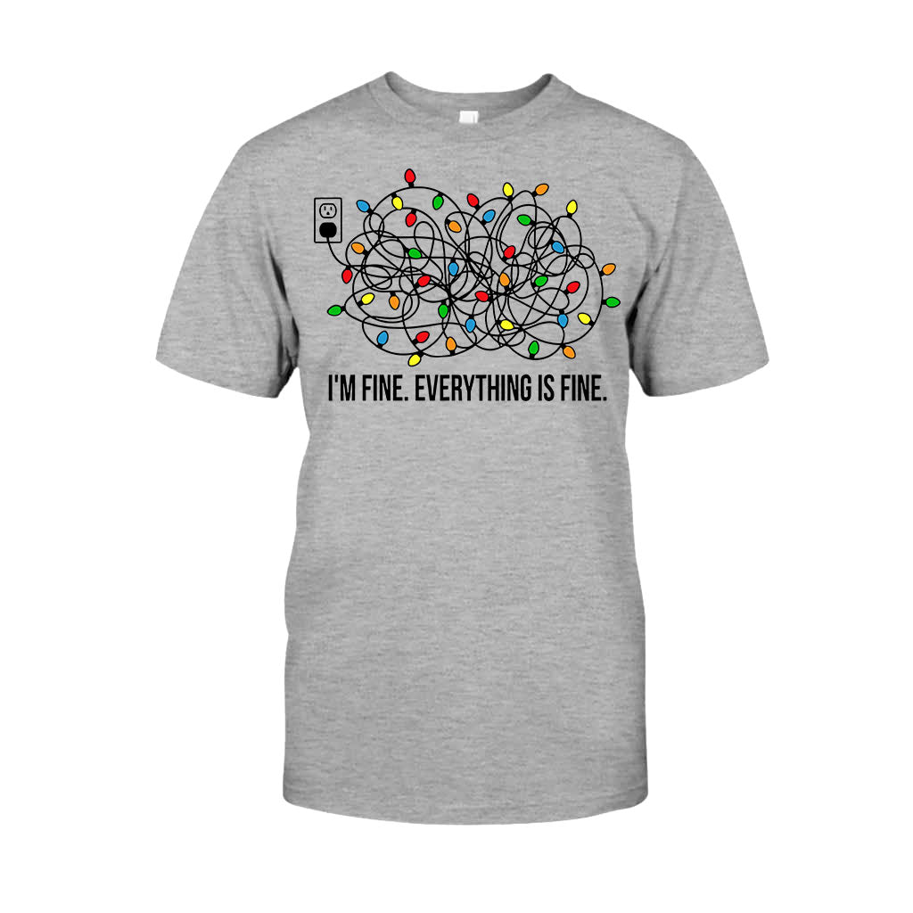 I'm Fine - Christmas T-shirt And Hoodie