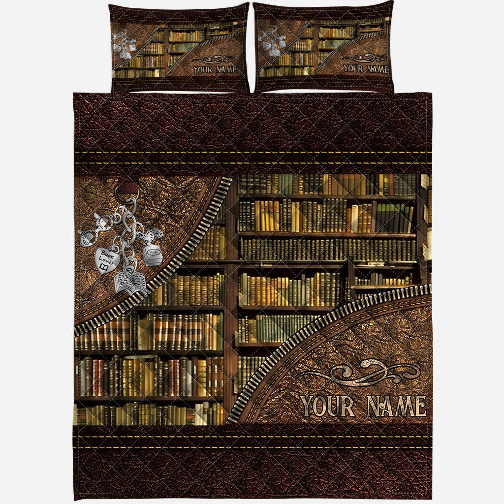 Library - Personalized Librarian Quilt Set