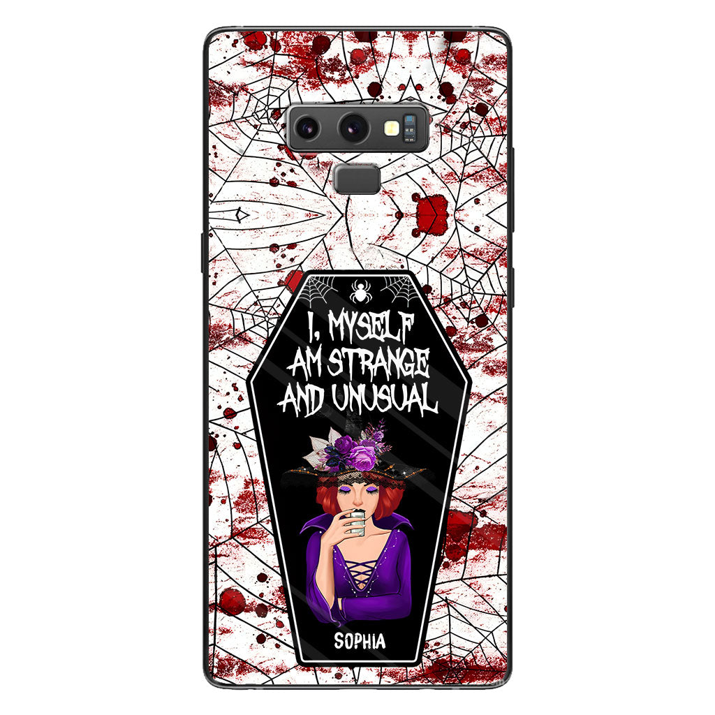 I Myself Am Strange and Unusual - Personalized Witch Phone Case