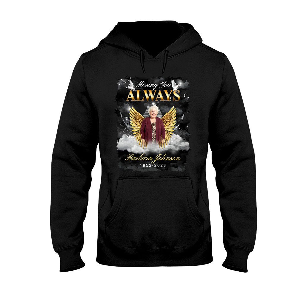 Always In My Heart - Personalized Memorial T-shirt And Hoodie
