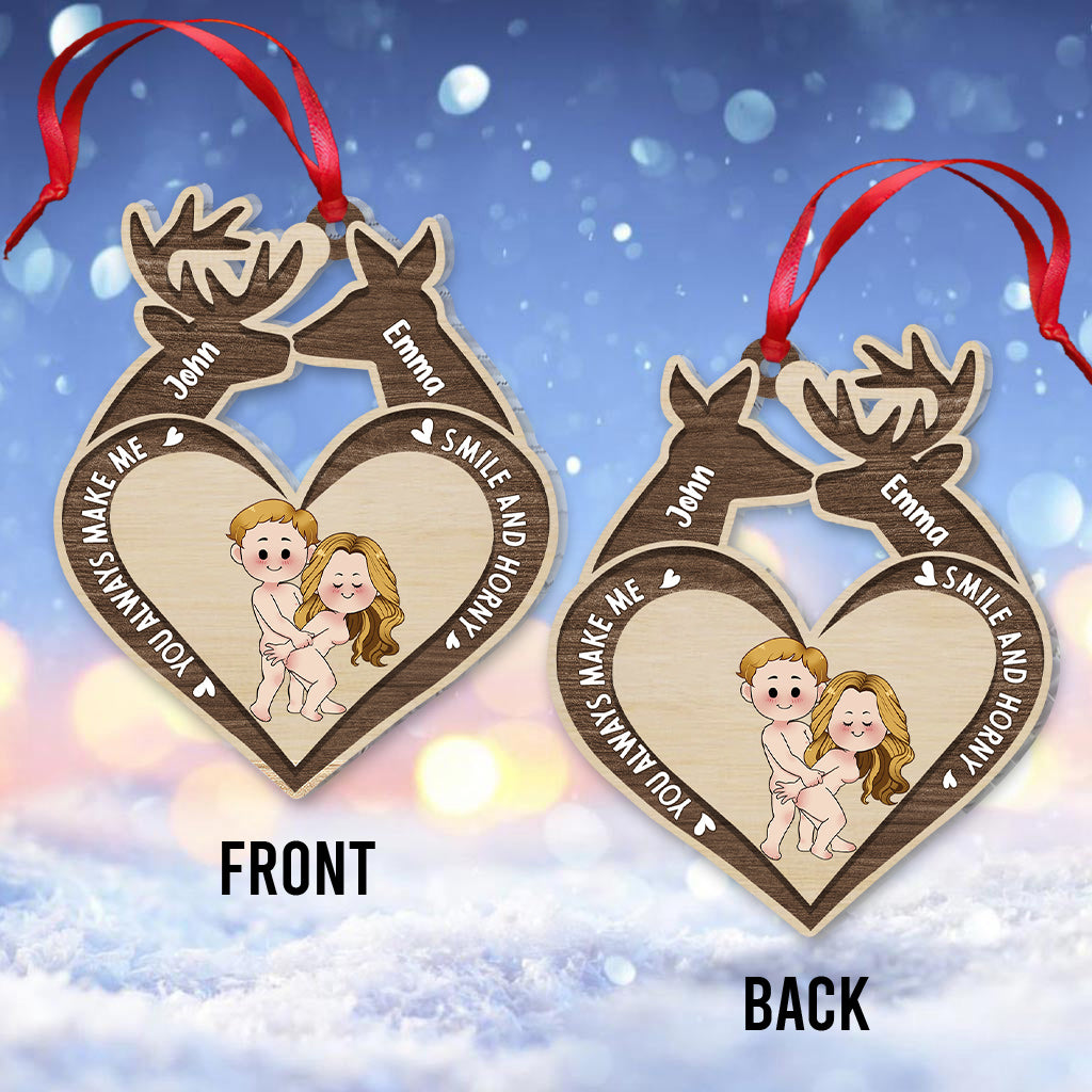 You Make Me Smile - Personalized Hunting Ornament