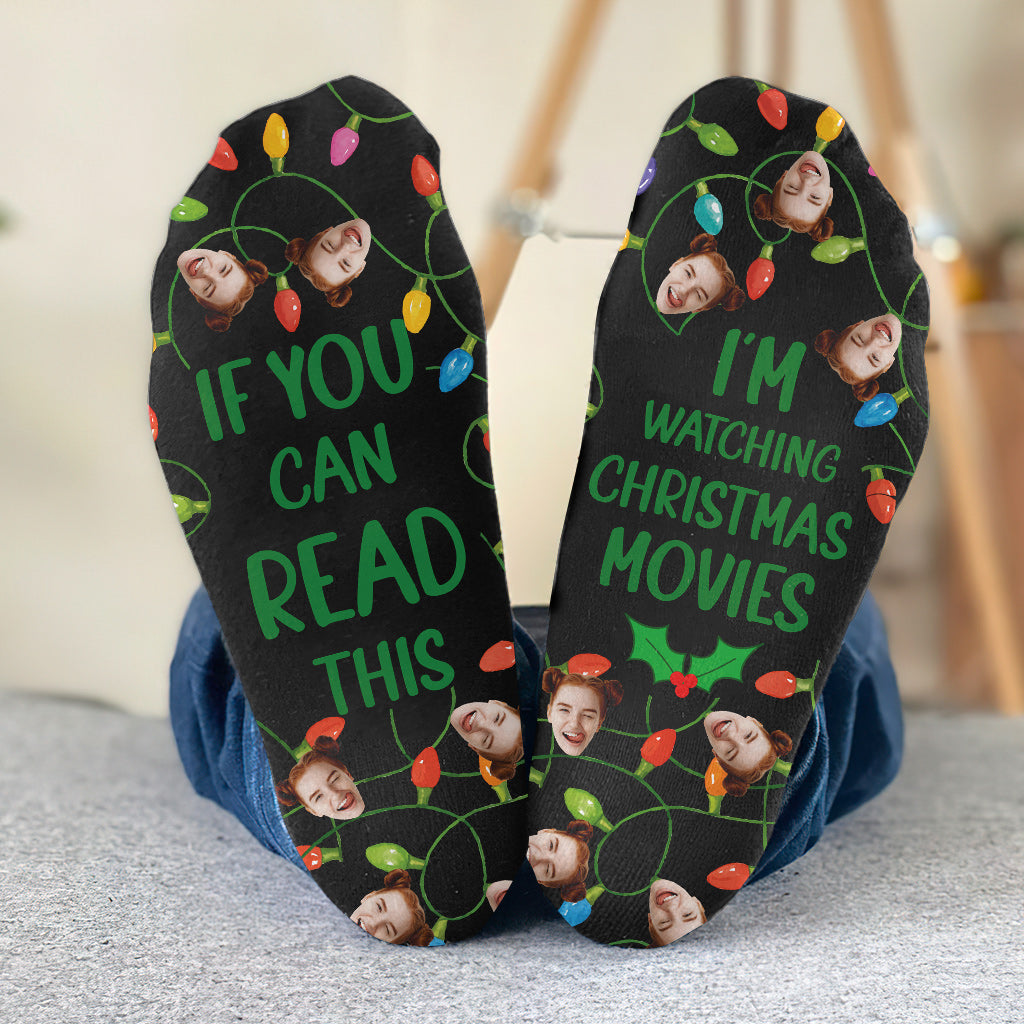If You Can Read This - Personalized Christmas Socks