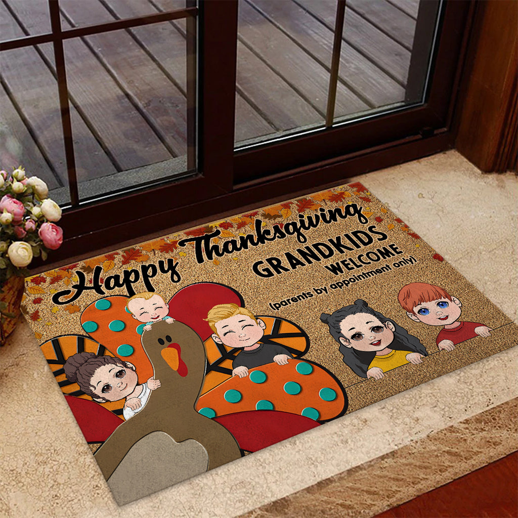 Happy Thanksgiving - Personalized Grandma Doormat