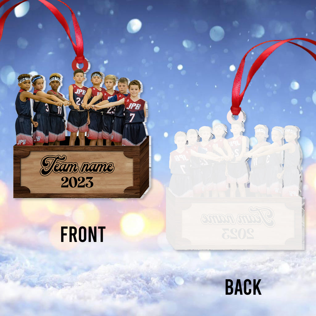 Basketball Christmas - Personalized Basketball Ornament