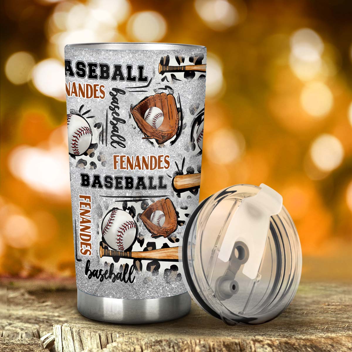 In My Baseball Era - Personalized Baseball Tumbler